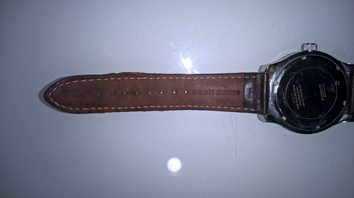 Relógio Guess Waterpro Pulseira De Couro