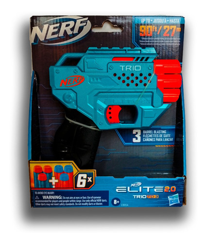 Lanzador Nerf Elite Trio Nerf 1 Pza