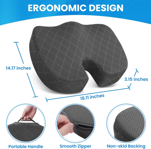 Cojín De Asiento Cojín De Espuma Viscoelástica Para Silla