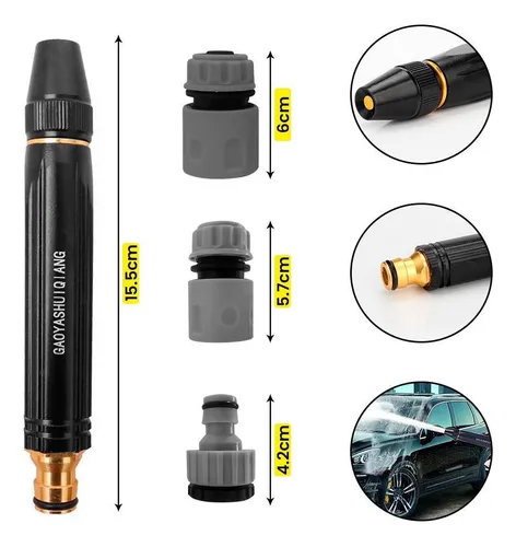 Boquilla P/ Manguera Pulverizadora Alta Presión + Accesorios