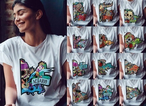 Plantillas Para Poleras Vinil Vectores Signos Zodiacales