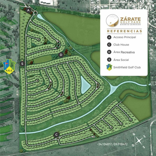 Venta Lote 664 M2 Zarate Golf Park
