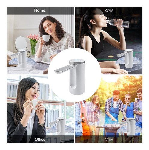 Dispensador De Agua Automático Con Carga Usb Para Galón