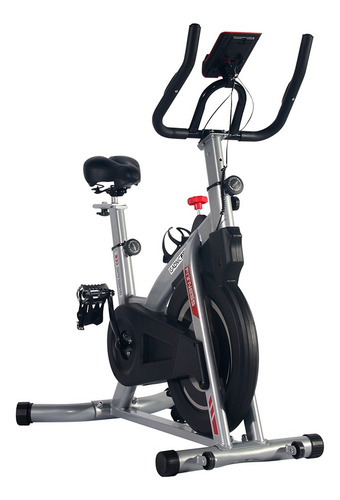 Imagen 2 de 8 de Bicicleta Spinning Fija Spin4100 Gadnic Profesional Estática Display Led Potencia Regulable Hasta 100kg