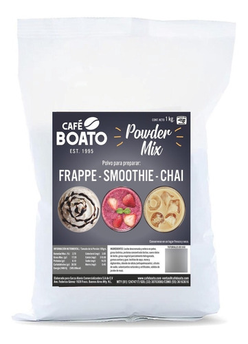 Frappe Base En Polvo Chocolate Blanco Powder Mix