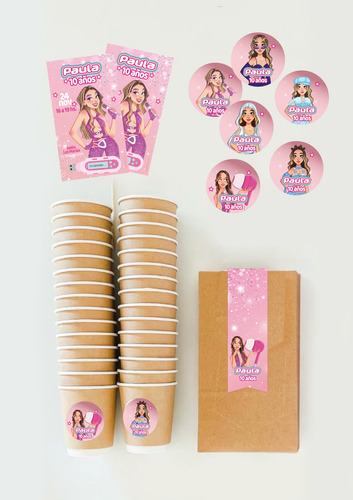 Kit Imprimible Para Cumpleaños De Emilia Mernes Caricatura