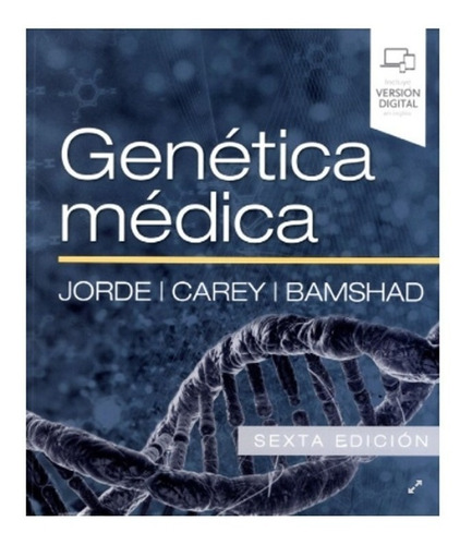 Jorde Genética Médica 6 Ed 2020 Nuevo Original