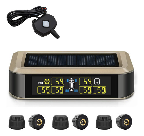 Sistema De Monitoreo De Presión De Neumáticos Rv Tpms Solar