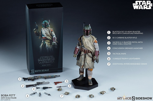 Sideshow Star Wars Boba Fett Mythos Sixth Scale Figure