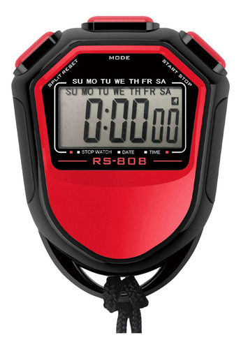 Cronógrafo Portátil Digital Lcd À Prova D'água