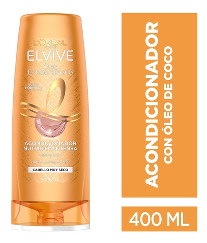 Acondicionador Elvive Óleo Extraordinario De Coco - 400ml