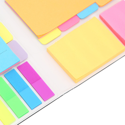 Conjunto De Notas Adesivas, Blocos De Notas Repasteáveis Com