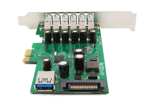 Ableconn Pex-ub127 7 Puertos Usb 3.0 Externo 6x + 1x Interna