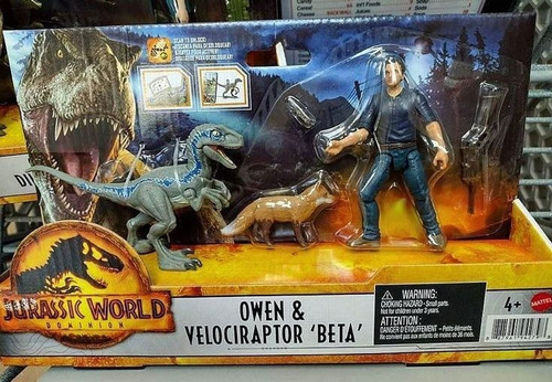 Dinosaurio Velociraptor Beta Owen Zorro Jurassic World Chip