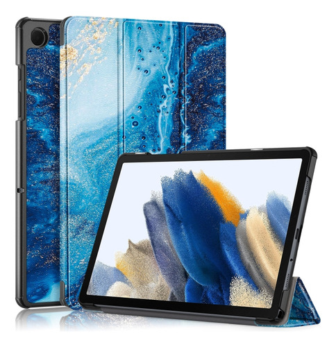 Funda De Piel Waves Smart Para Samsung Galaxy Tab A9 Pl