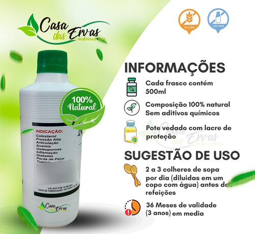 Composto Natural De Muringaá - 500 Ml