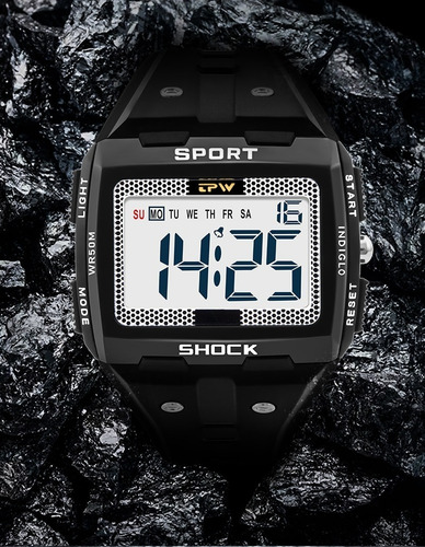 Relógio Digital Masc. Tpw Sport A Prova D'gua