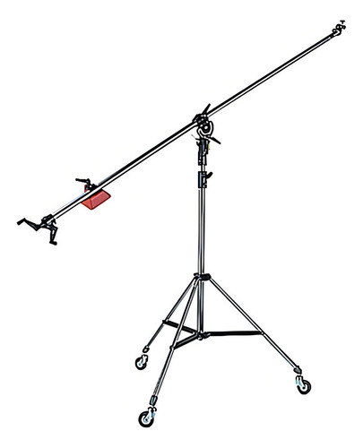 Jirafa Manfrotto Super Boom Completo Y Ruedas 025b