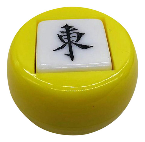 6 Dados Chinos De Mahjong, Dados Poliédricos, , Amarillo