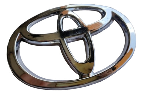 Emblema Logo Toyota Parrilla Hilux Gris Borde Crom Generico