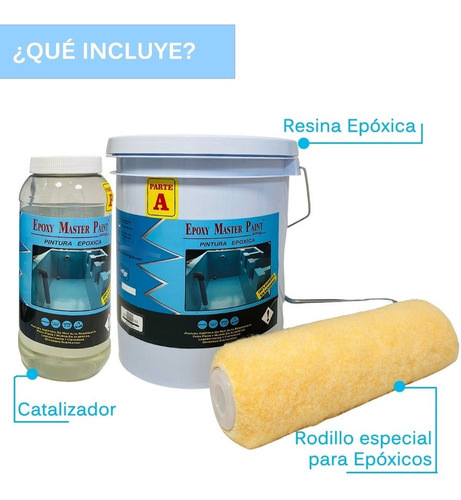 Pintura Para Alberca 4kg Rinde 20m2 Larga Durabilidad