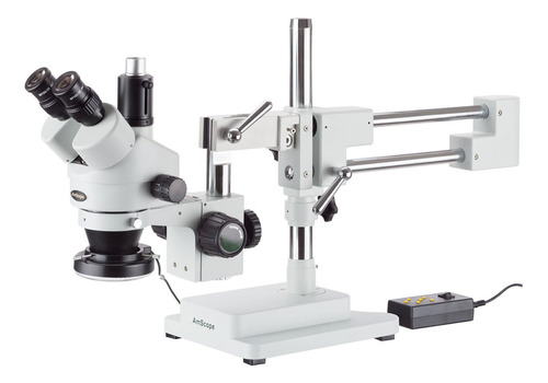 Amscope Sm-4tx-144a - Microscopio Estéreo Trinocular, Ocul. Color Blanco