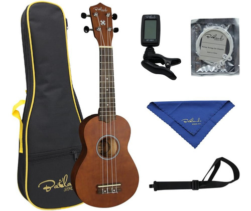 Kit Principiantes De Ukulele Soprano De Madera Hecha Ma...