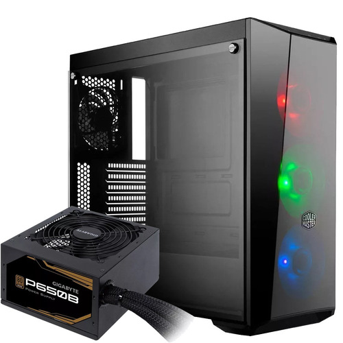 Combo 2 Gabinete Cooler Master Masterbox Lite 5 Rgb 650w