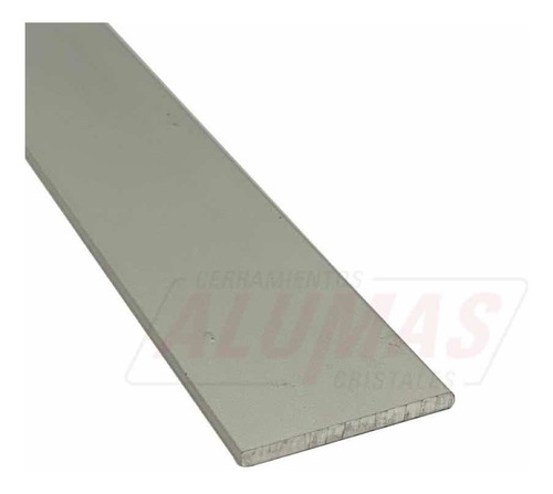 Perfil De Aluminio Planchuela 38mm X 2mm Anodizado Natural
