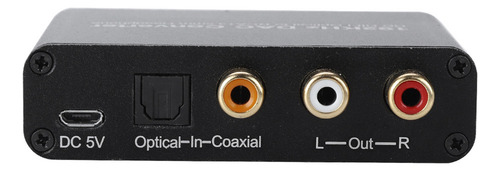 Conversor Analógico Toslink Coaxial Coaxial Digital 5.1 Hd