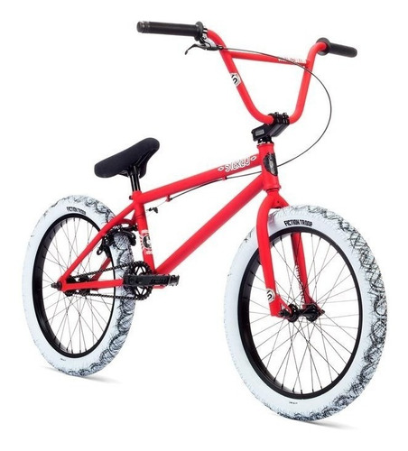 Bicicleta Bmx Stolen Stereo ¡cubiertas Anchas Pro! Rojo Mate