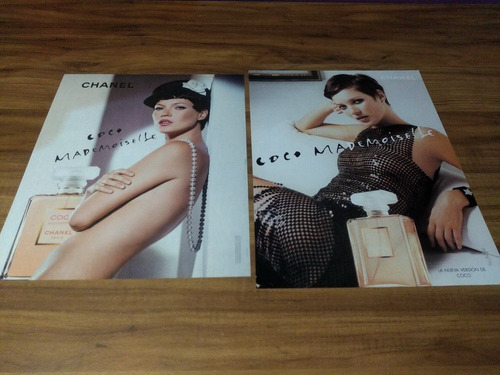 (pg109) 2 Publicidades Chanel * Kate Moss