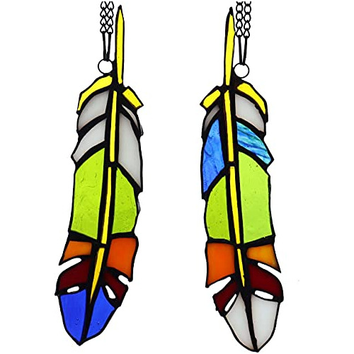 Plumas De Colores Bieye W10038 De 7 Pulgadas, Estilo Tiffany