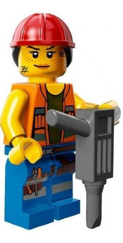 La Película De Lego Gail The Construction Worker Minifigura