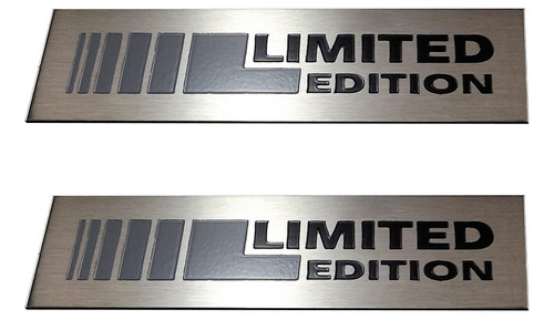 Kit Emblema Edição Limitada Limited Edition Golf Inox 2 Unds