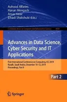 Comprar Libro Advances In Data Science, Cyber Security And It App...