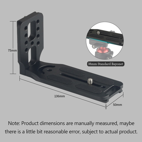 Soporte De Aleación De Aluminio Con Placa De Trípode I 2x, C