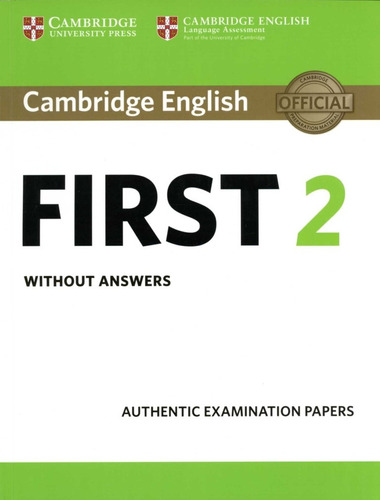 Cambridge English First 2 - Book Without Key - Cambridge Eng