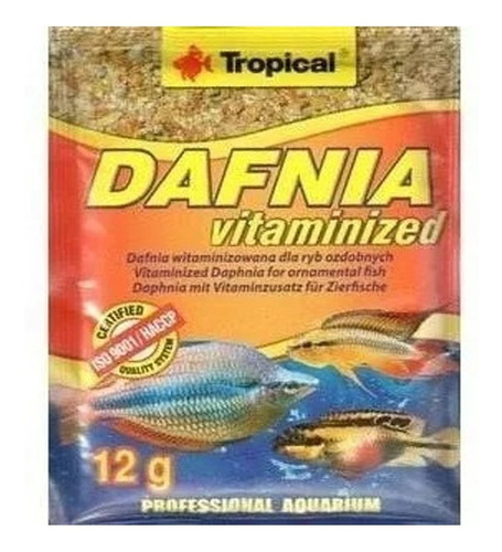 Ração Dafnia Vitaminada Tropical - Sachê 12g