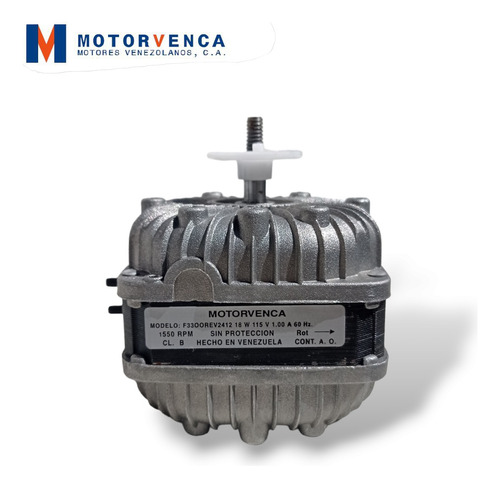 Motor Ventilador 18w 115v 1550rp Motorvenca Rev-2412