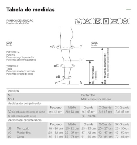 Meia Elástica 3/4 Venosan Antitrombo Cirúrgica Estéril