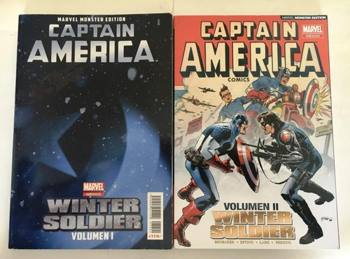 Comic Marvel: Capitan America - Winter Soldier. 2 Tomos, Historia Completa. Editorial Televisa