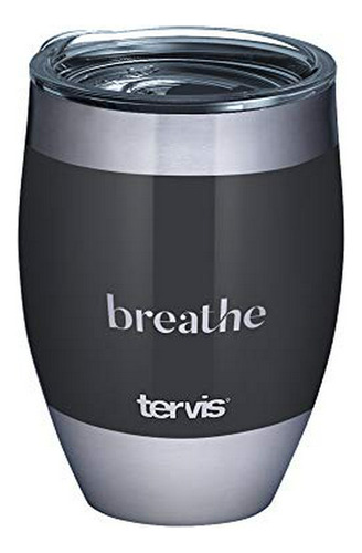 Tervis Breathe Triple Walled Insulated Tumbler, 12oz, Stainl