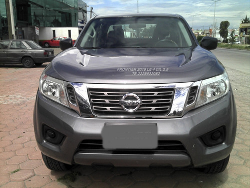 Imagen 1 de 14 de Nissan Frontier Xe 2016 Dob/cab Tela 2.5 Eng $ 69,600