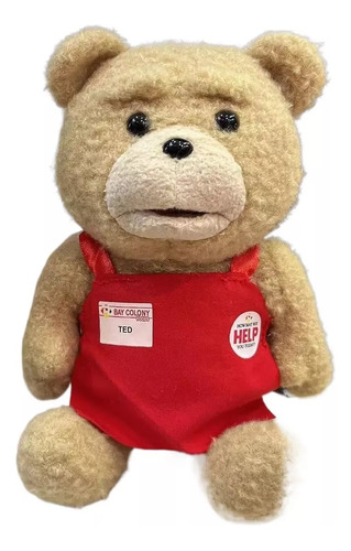 Teddy Bear Ted 2 Juguetes De Peluche En Estilo Delantal Rojo