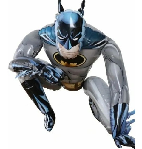 Globo Batman En 3 D Metalizado De 60 Ctms.