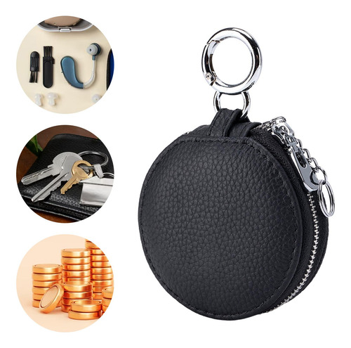 Bolsa De Llave De Bolsa De Lápiz Labial De Pu Cuero Con Una