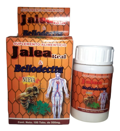 Jalea Real Bellodecta 100 Tabs Gingseng B1 B6 B12 Energia