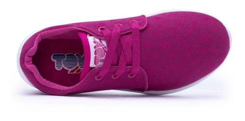 Imagen 5 de 8 de Zapatilla Toy Niñas Fucsia Estrellas (27 Al 35) Art J28lc