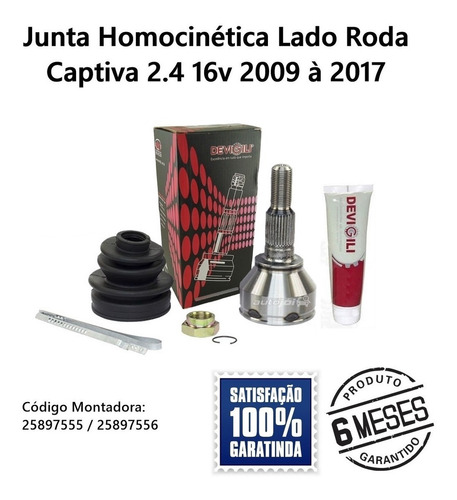 Homocinética Captiva 2.4 2010 À 2017 30x24